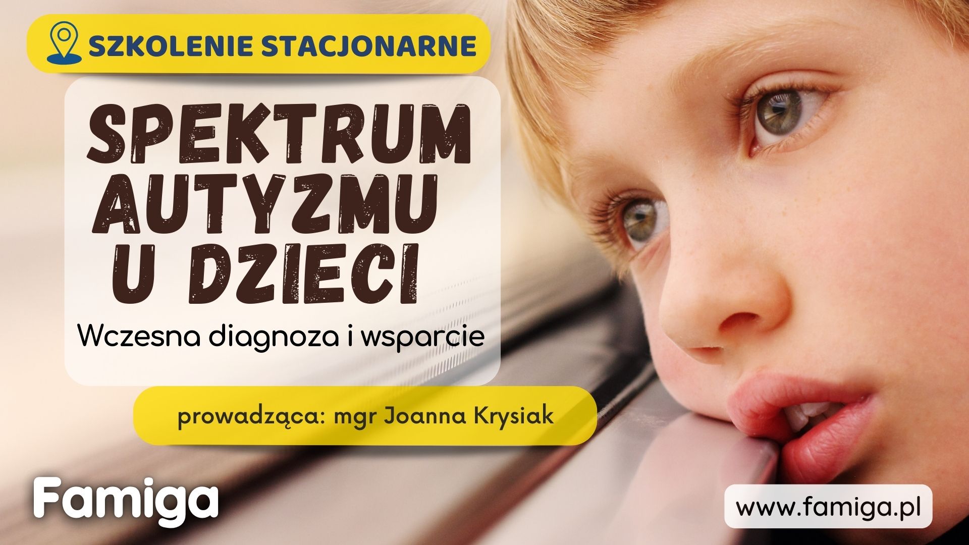 Szkolenie: Spektrum autyzmu u dzieci